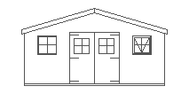 16 x 10 Superior Shed with Apex Roof (Ref: 305)