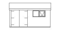 10 x 14 Garden Shed With Apex Roof (Ref: 36)