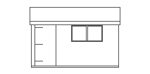 8 x 12 Superior Shed with Apex Roof (Ref: 40)