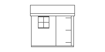 6 x 8 Superior Shed with Apex Roof (Ref: 45)