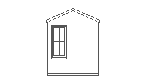 6 x 10 Lavenham Summerhouse With Terrace Green Paint