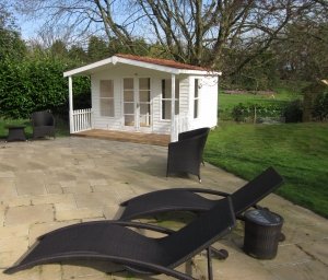 Morston Summerhouse with Cedar Shingle Tiles 