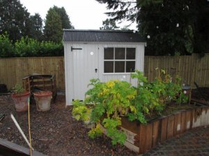National Trust Felbrigg Garden Shed in Dorset