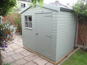 Superior Garden Shed with Oak Faced Ply Lining