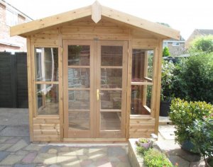 Blakeney Summerhouse with Roof Overhang - Aylesbury