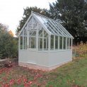 Greenhouse with Polished Brass Door Furniture 