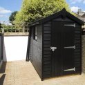5x7ft Superior Shed Overhanging Pent Roof