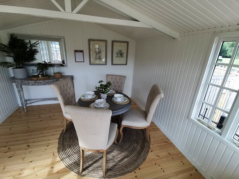 Quality Summerhouse with a Veranda | Crane Garden Buildings