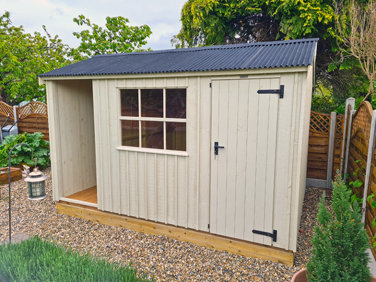 Blickling garden shed Dome Ochre 2.4 x 3.6m