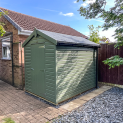 Painted Garden Shed in Dorking