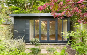 4.2 x 4.8m Salthouse Studio painted in Anthracite