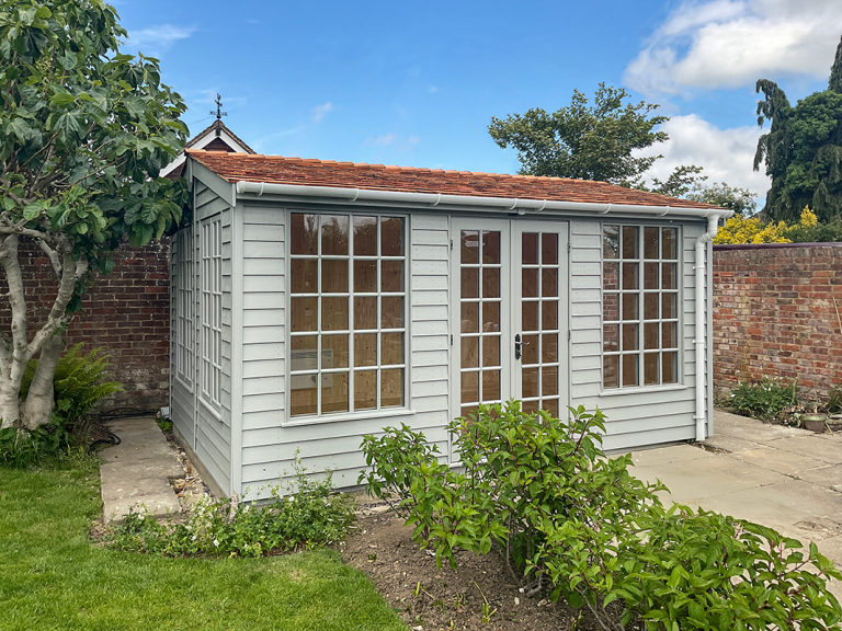 3.0 x 4.2m Holkham Summerhouse painted in Pebble
