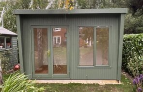 3.0 x 3.6m Classic Office painted in Moss