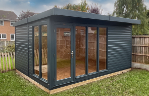 3.6 x 4.8m Salthouse Studio painted in Slate