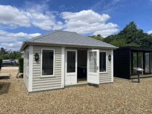 3.6 x 4.8m Garden Room painted in Old White at King's Lynn