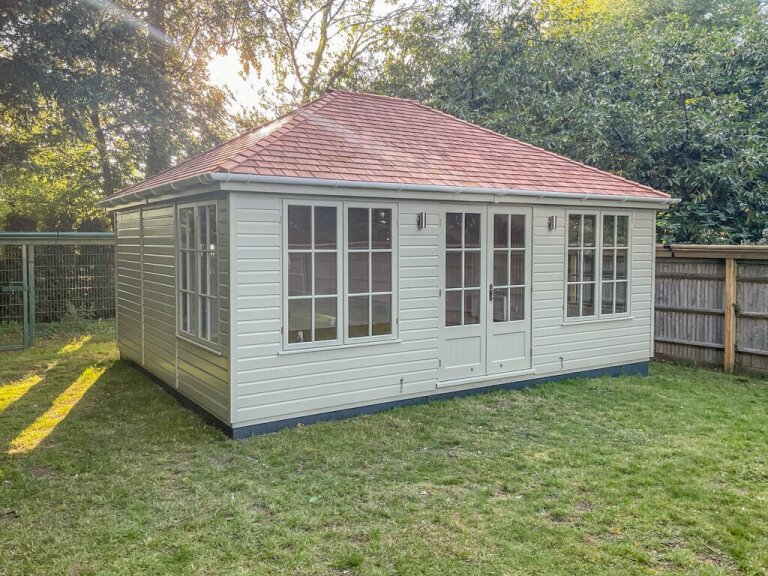 4.8 x 6.0m Garden Room painted in French Gray