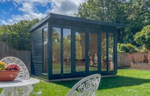 2.4 x 3.6m Salthouse Studio painted in Slate